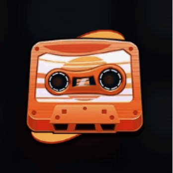 Символ оранжевой кассеты